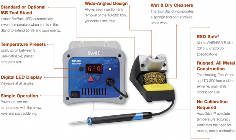 Pace Solder Station Features